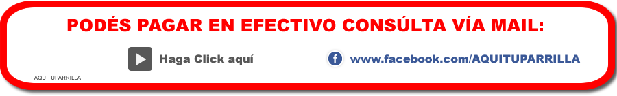 aquituparrilla promo efectivo tarjeta